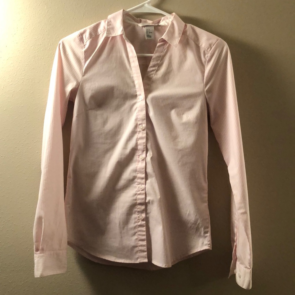 Slim-Fit Striped Formal Shirt